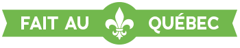 Logo indicating that the products are made in Quebec